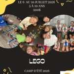 Camp de Lego! (6 au 10 juillet 2026)