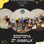 Camp Zootopia et animaux (20 au 24 juillet 2026)