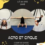 Camp de danse Acro et Cirque (22 au 26 juin 2026)